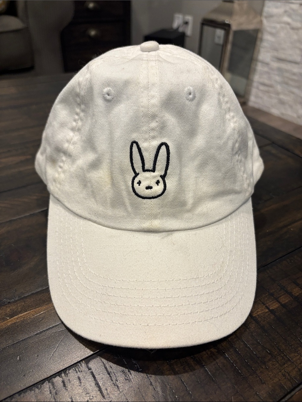 White Bad Bunny Hat